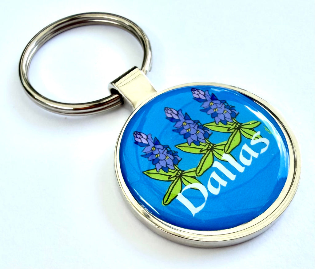 Dallas Bluebonnets Keychain