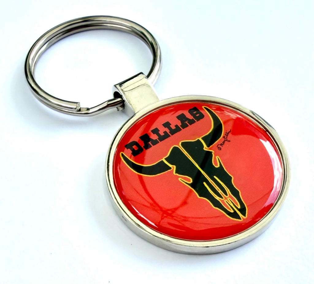 Dallas Longhorn Keychain