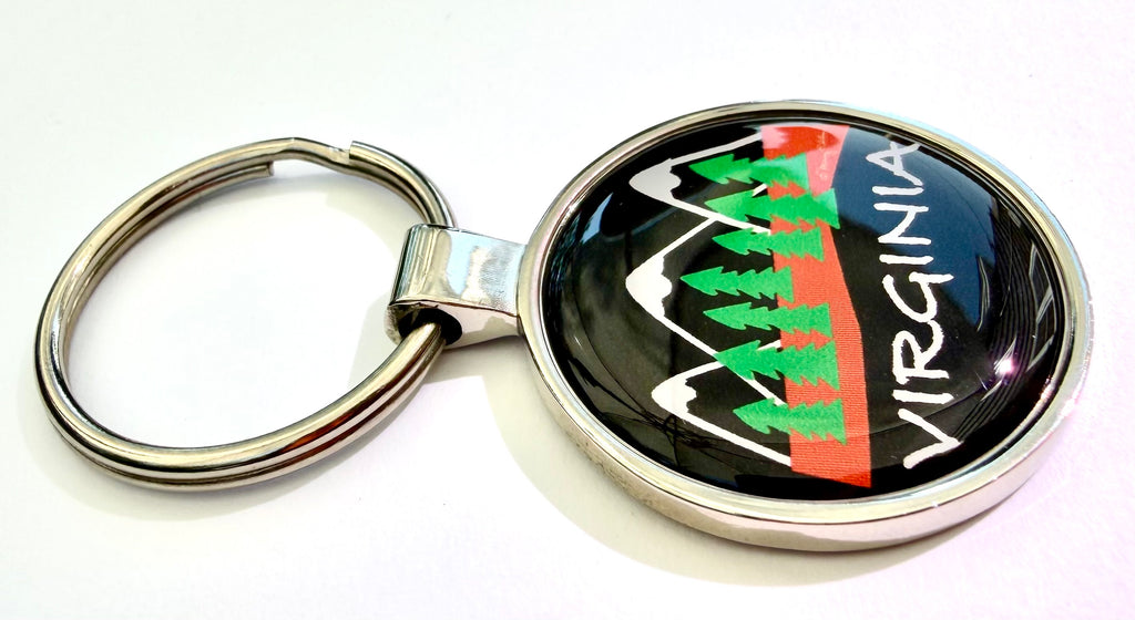 Virginia Mountains Keychain