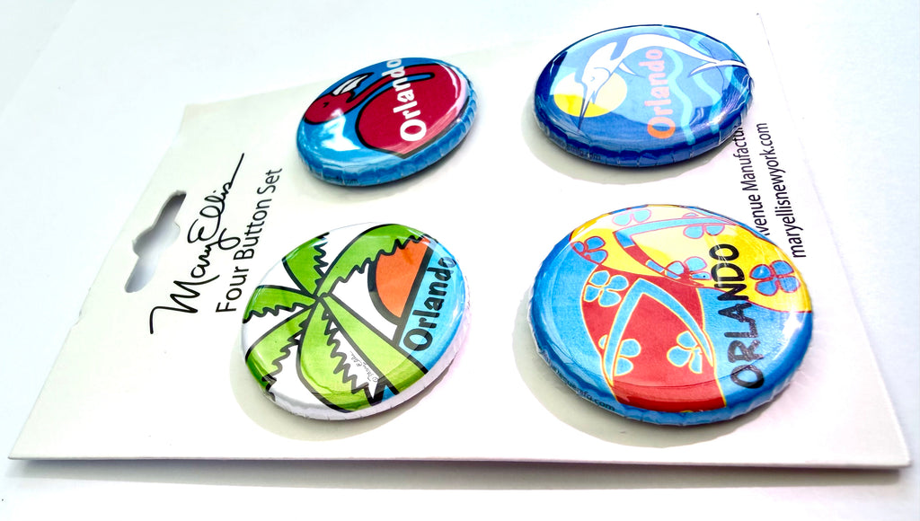 Orlando Mini Button Set #1