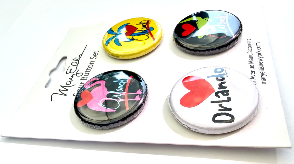 Orlando Mini Button Set #2