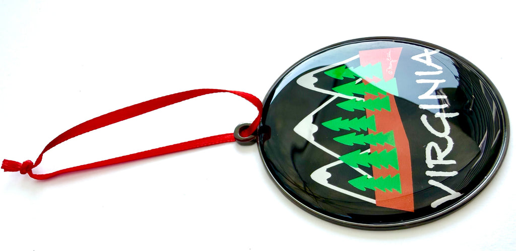 Virginia Mountains Christmas Ornament