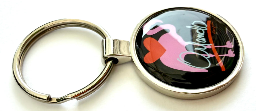 Orlando Flamingo Keychain
