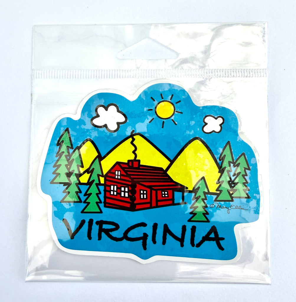 Virginia Cabin Sticker