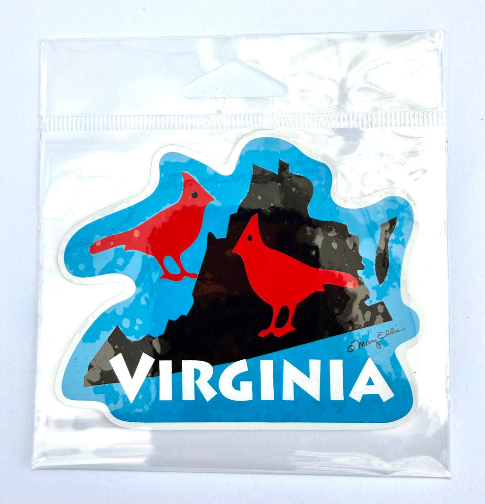 Virginia State Cardinals Sticker