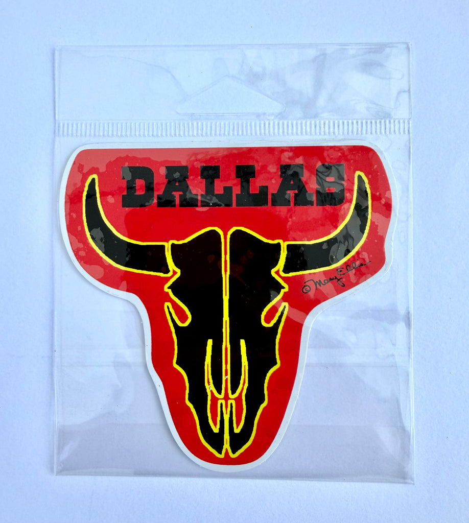 Dallas Texas Longhorn Sticker