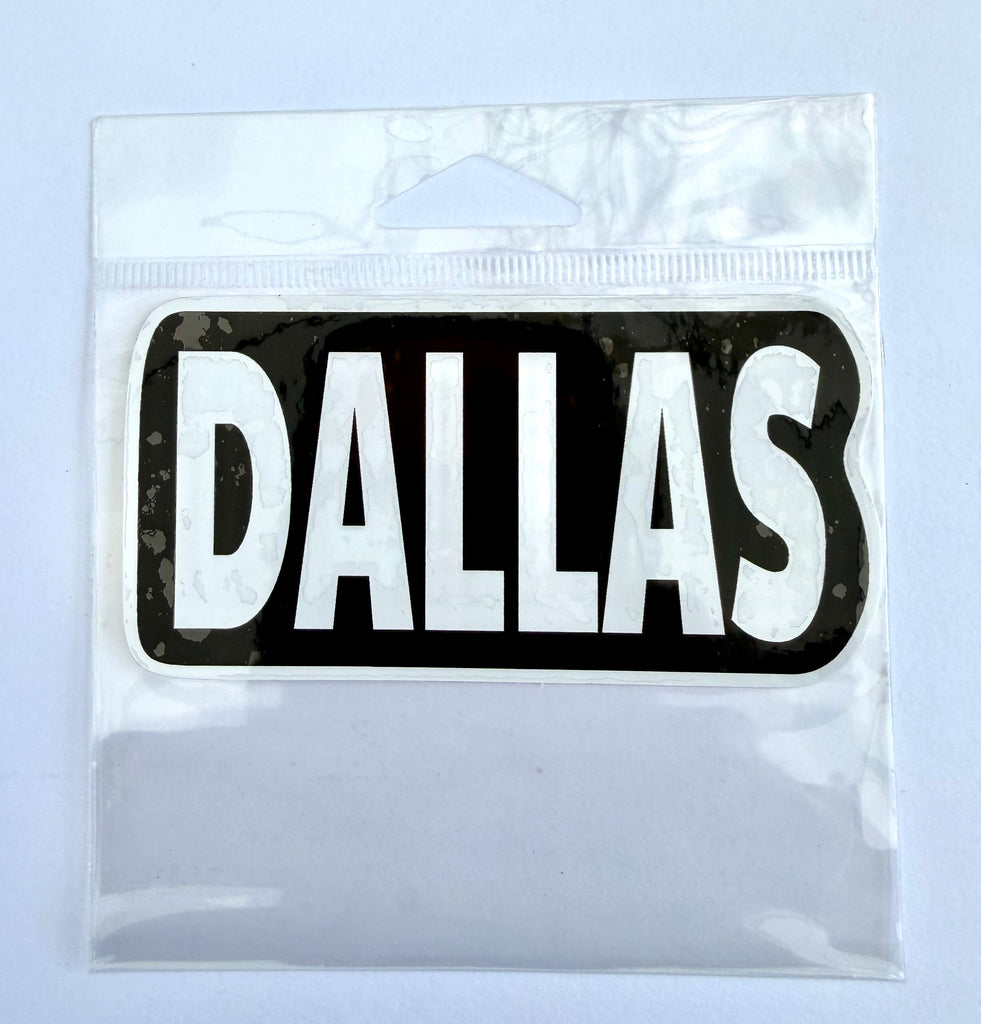 Dallas Text Graphic Sticker