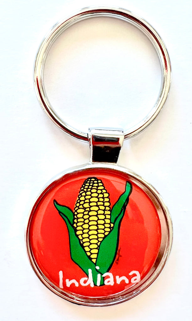 Indiana Corn Keychain