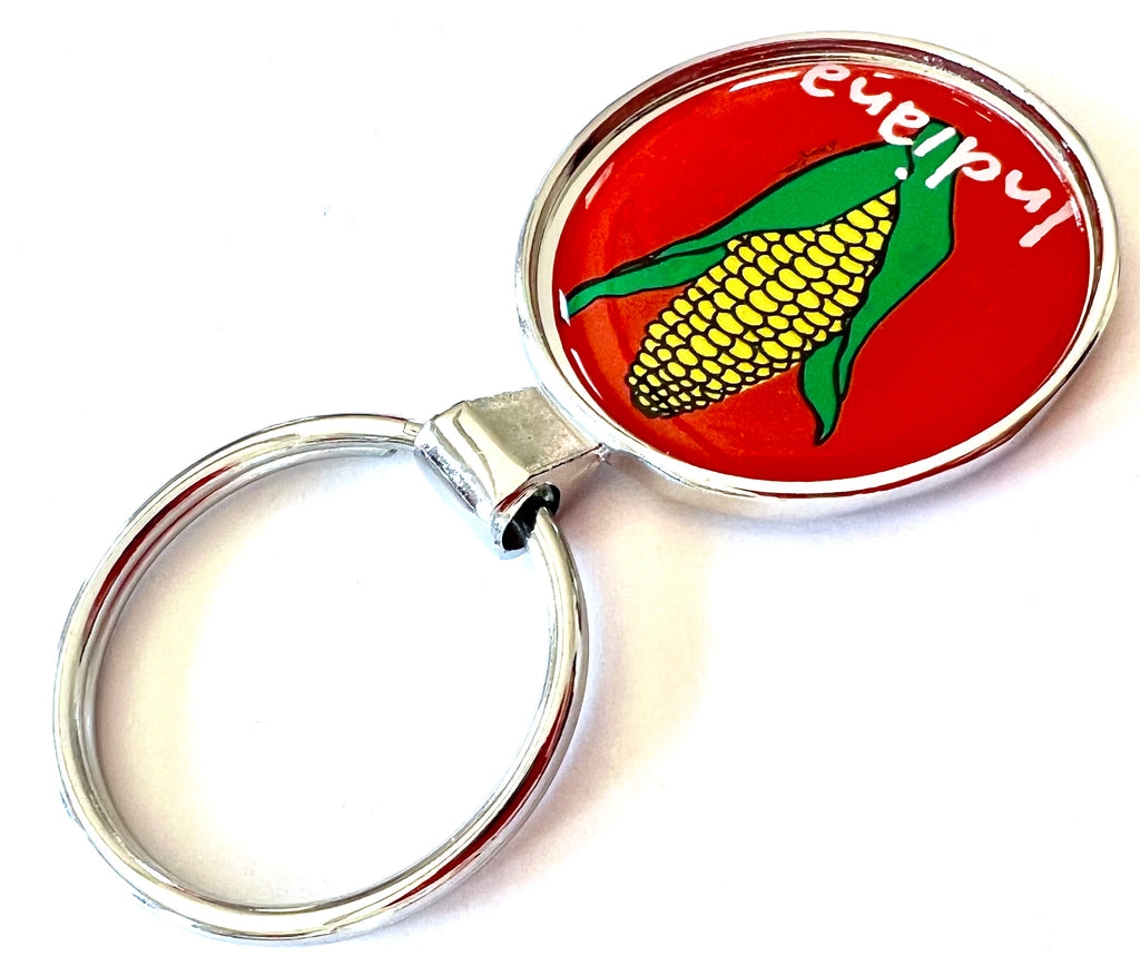 Indiana Corn Keychain