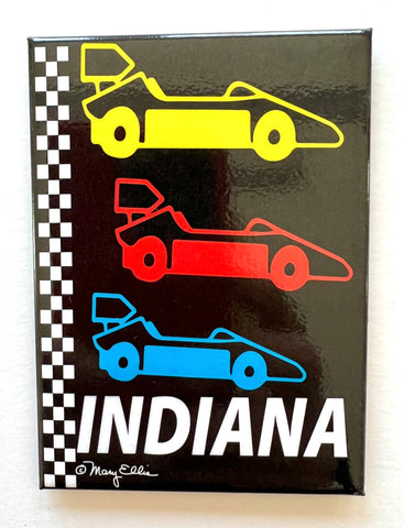 Indiana Race Cars Magnet