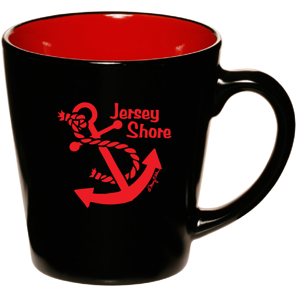 New Jersey Shore Mug 2 Tone Anchor Red