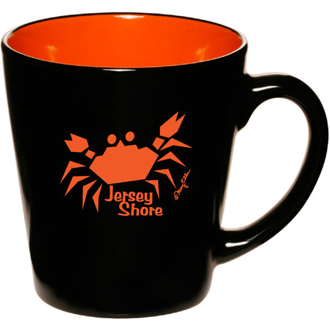 New Jersey Shore Mug 2 Tone Crab Orange