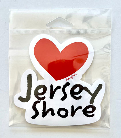 New Jersey Shore Heart Sticker