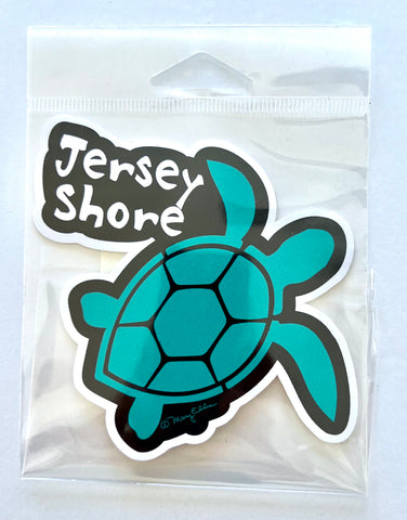 New Jersey Shore Turtle Sticker