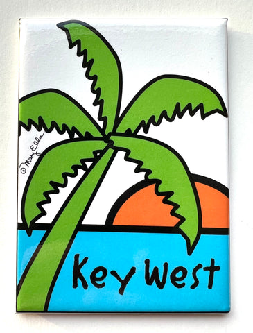 Key West Florida Magnet Palm Tree