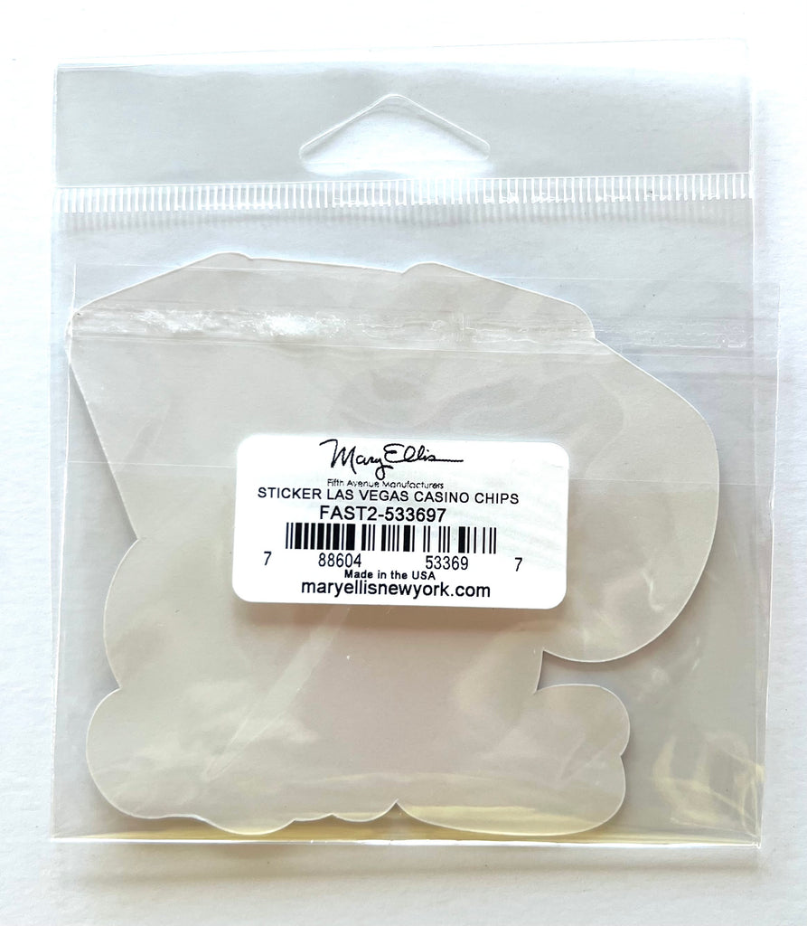 Las Vegas Sticker Casino Chips