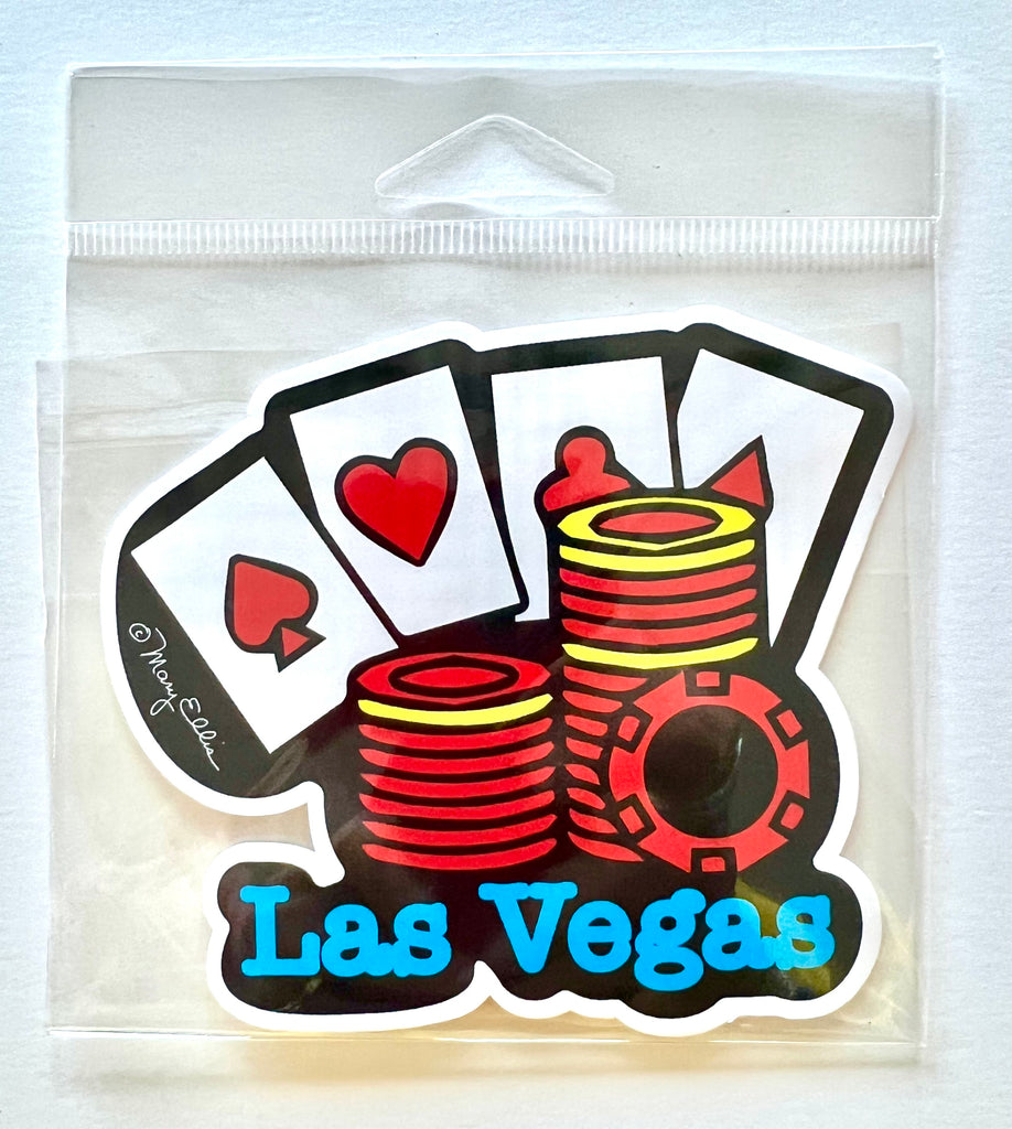 Las Vegas Sticker Casino Chips