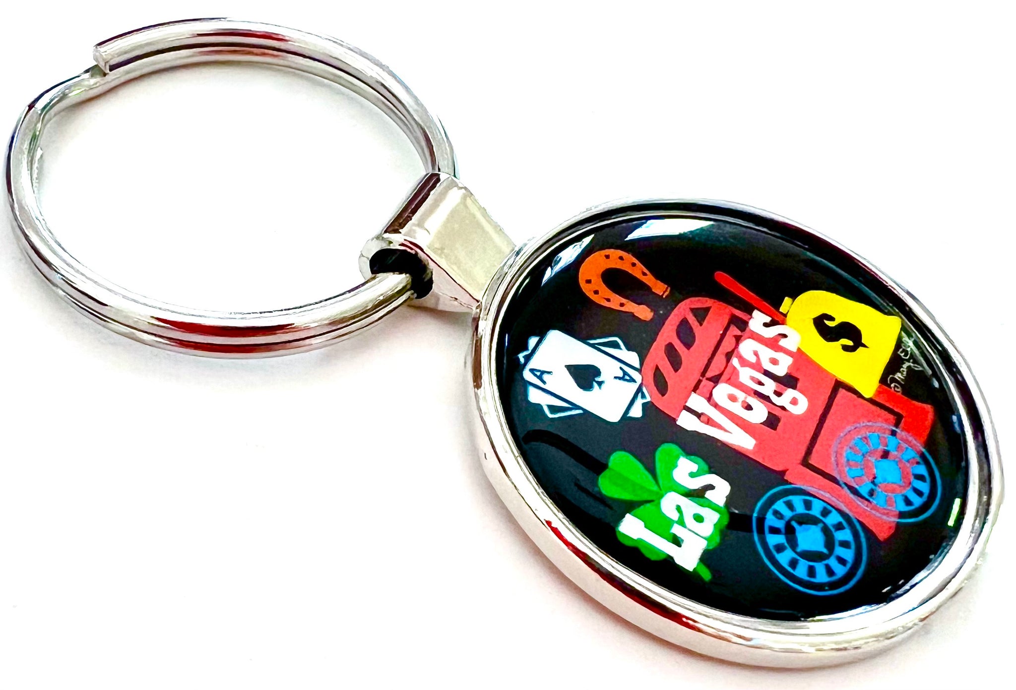Las Vegas Dice Cards Keychain - Fifth Avenue Manufacturers