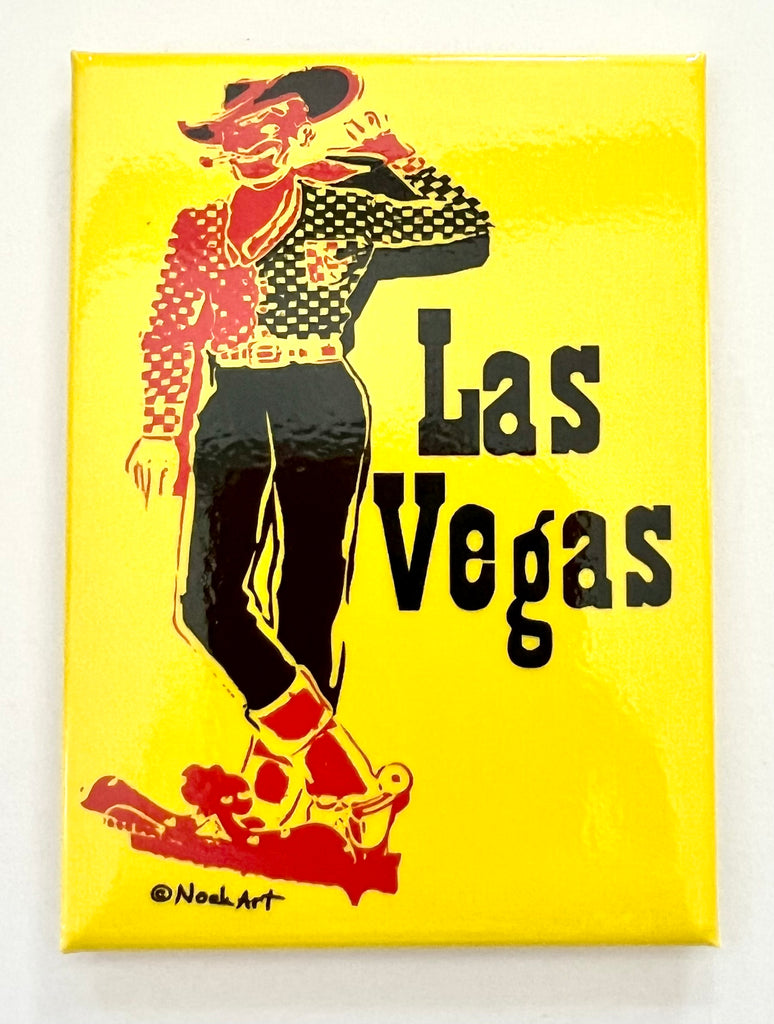 Las Vegas Cowboy Sign Magnet