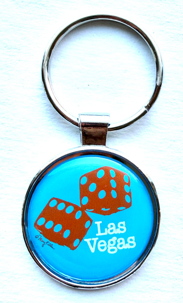 Las Vegas Dice Keychain