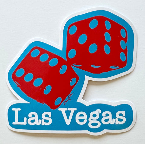 Las Vegas Sticker Dice