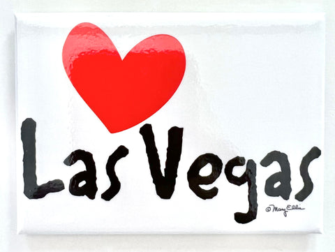 Las Vegas Heart Magnet