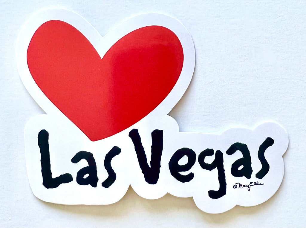 Las Vegas Sticker Heart
