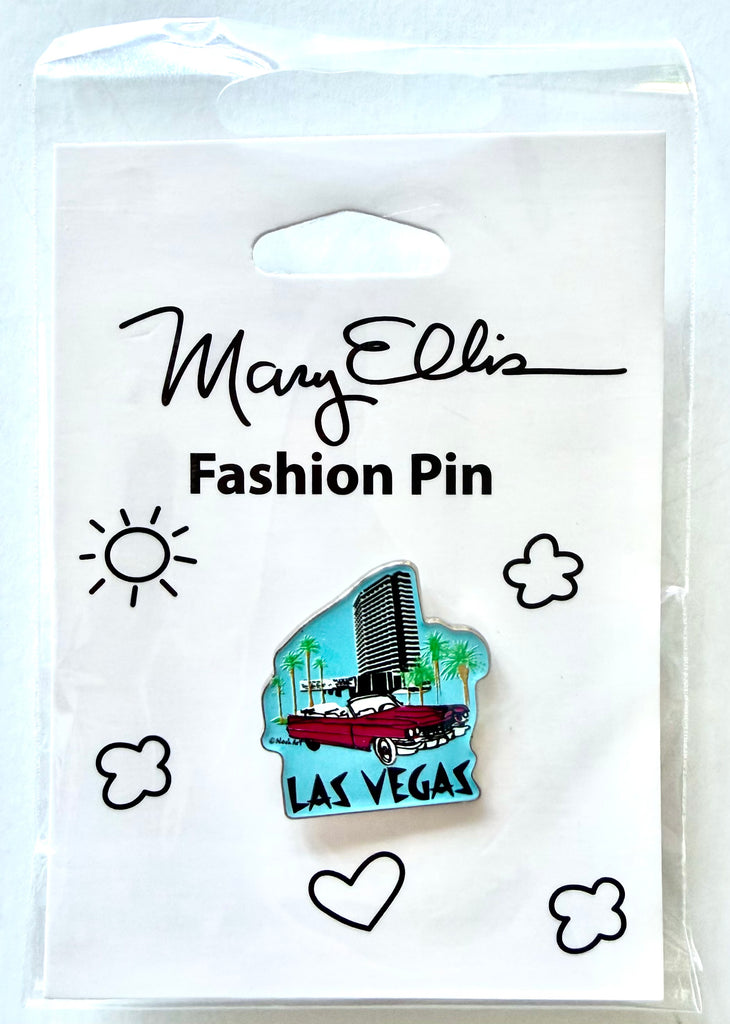 Las Vegas Car Hotel Lapel Pin