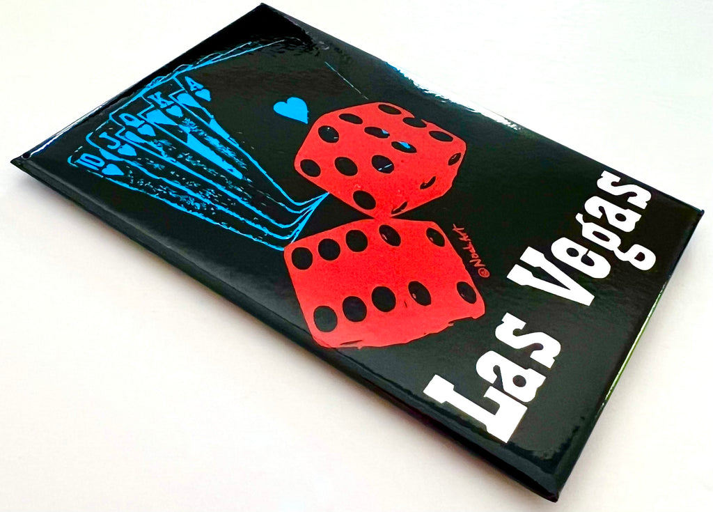 Las Vegas Dice Cards Magnet