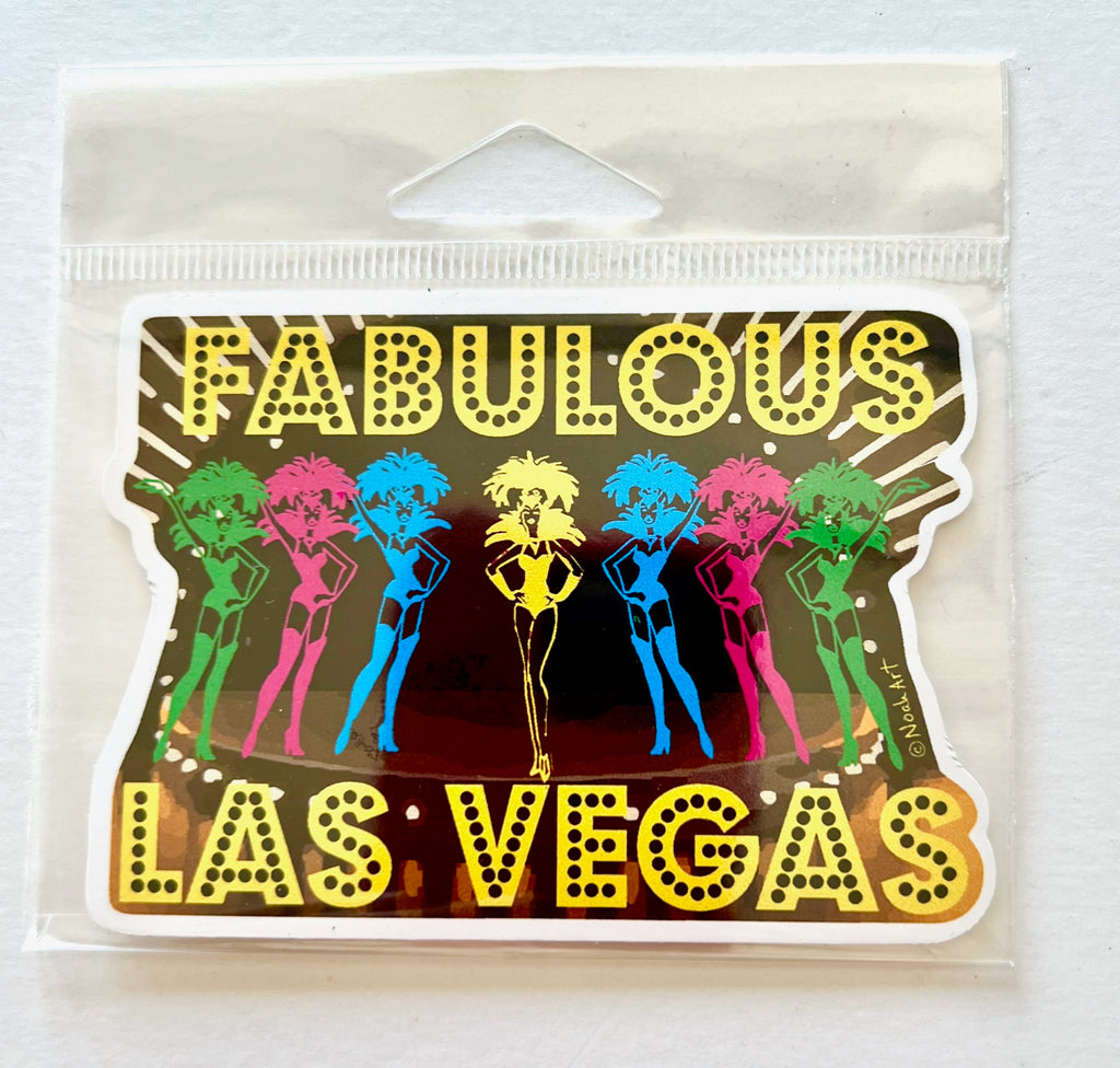 Fabulous Las Vegas Showgirls Sticker