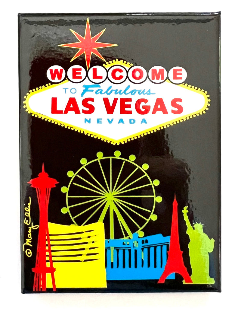 Las Vegas Collage Magnet