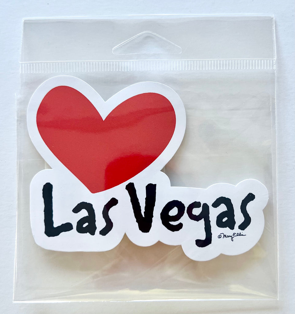 Las Vegas Sticker Heart