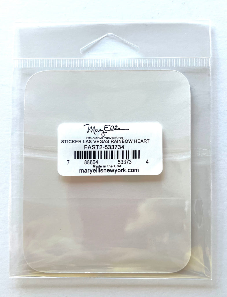 Las Vegas Sticker Rainbow Pride Heart