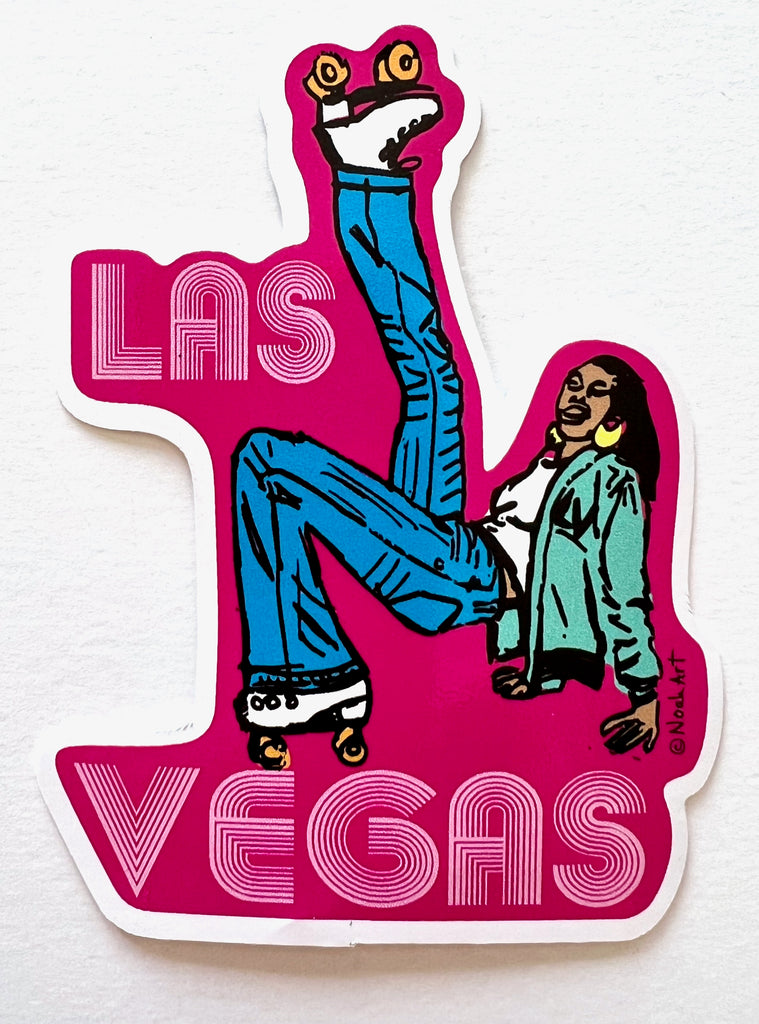 Las Vegas Roller Disco Sticker