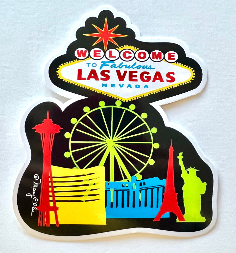 Las Vegas Sticker Collage