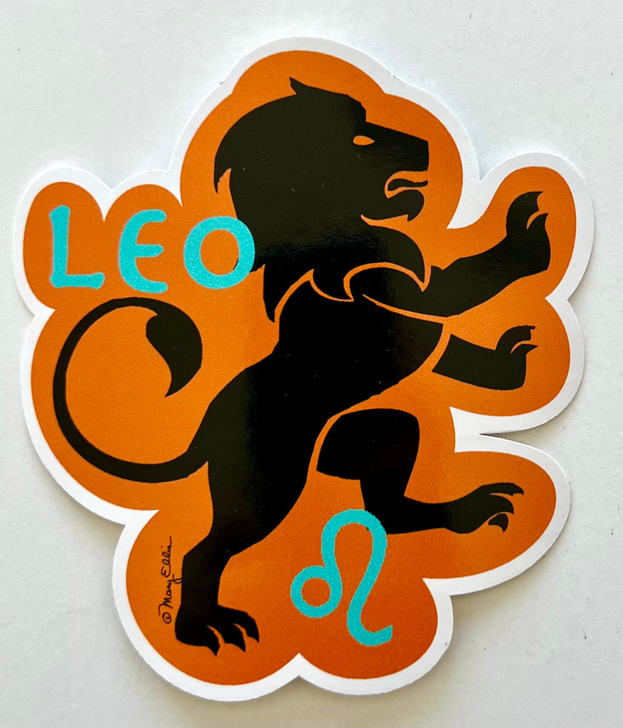 Giant Sticker Zodiac Leo Sign