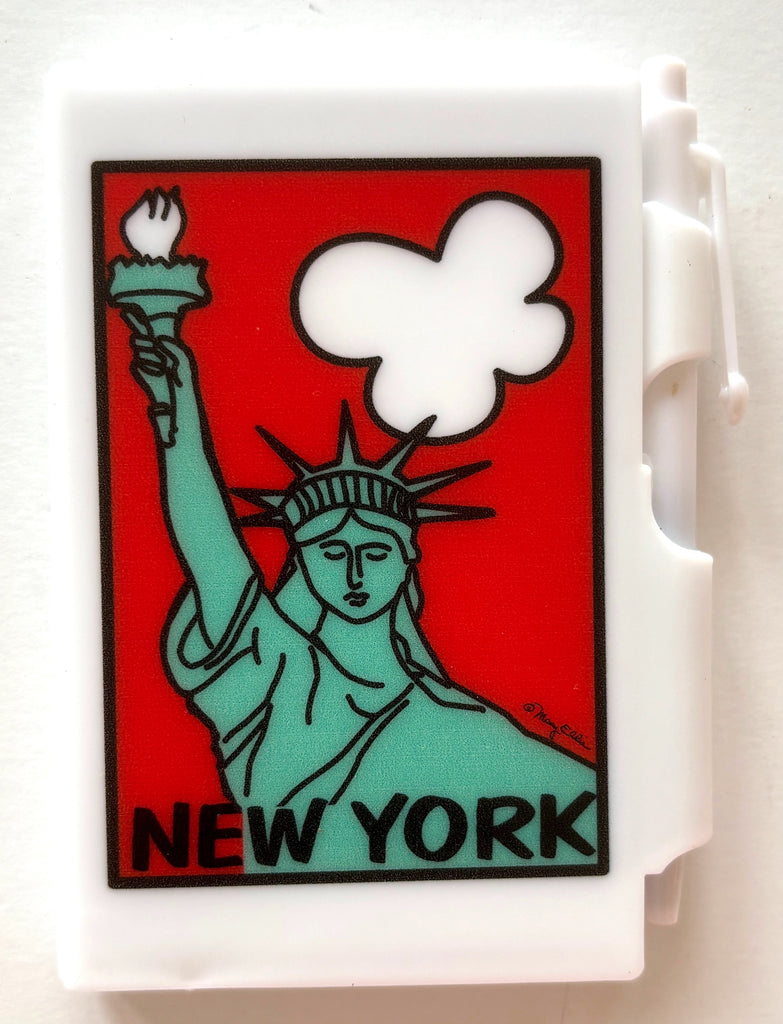 New York Mini Notebook Pen Set Liberty Torch