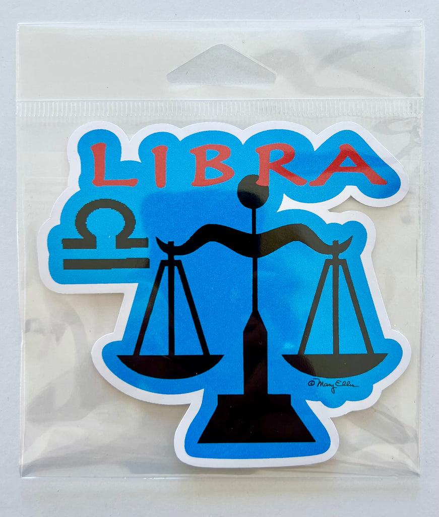 Giant Sticker Zodiac Libra Sign