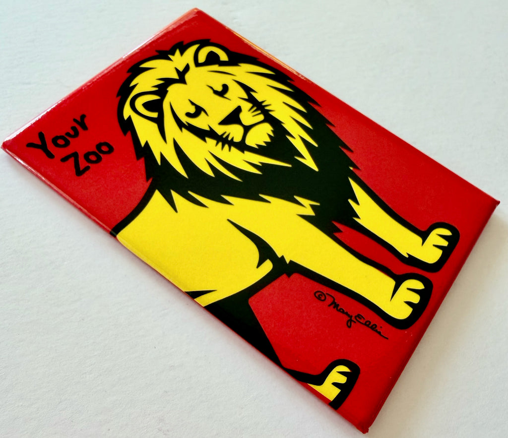 Lion Your Zoo Custom Magnet