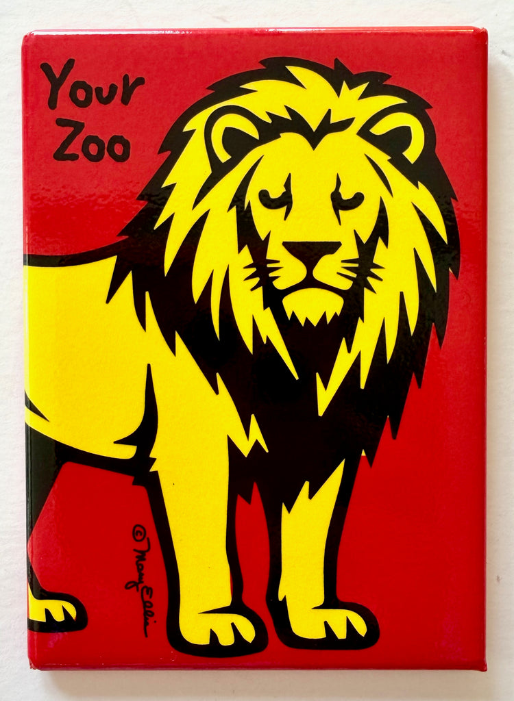 Lion Your Zoo Custom Magnet