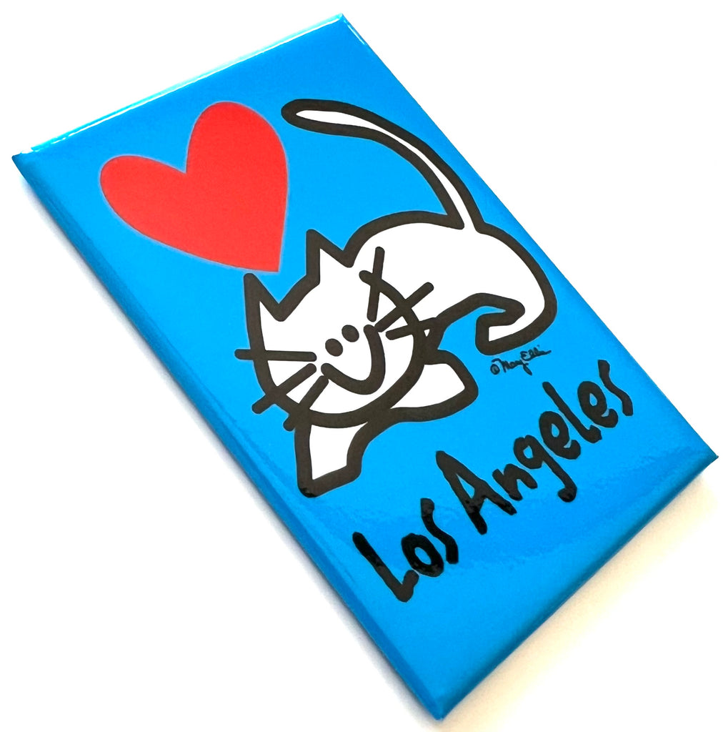 Los Angeles Cat Magnet