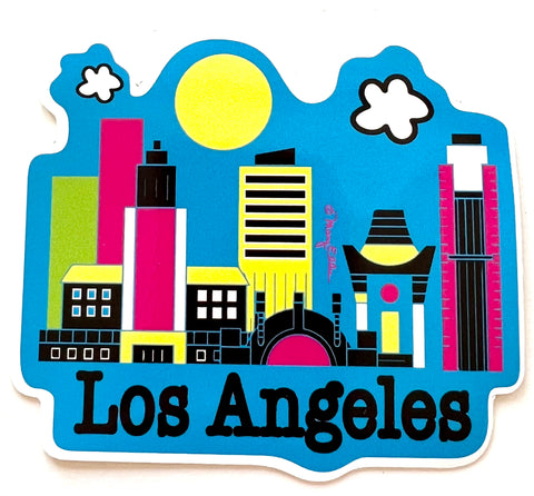 Los Angeles Daytime Skyline Sticker