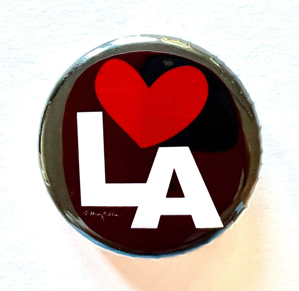 Los Angeles Heart Button