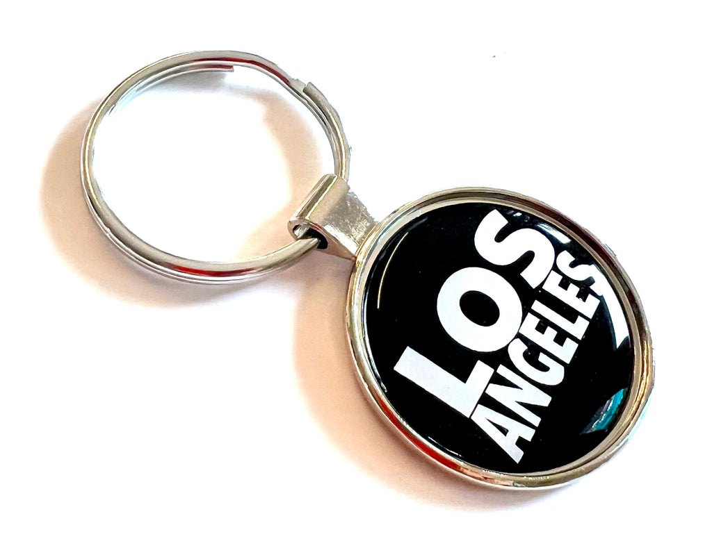 Los Angeles Keychain Graphic Text