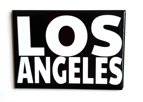 Los Angeles Magnet Graphic Text