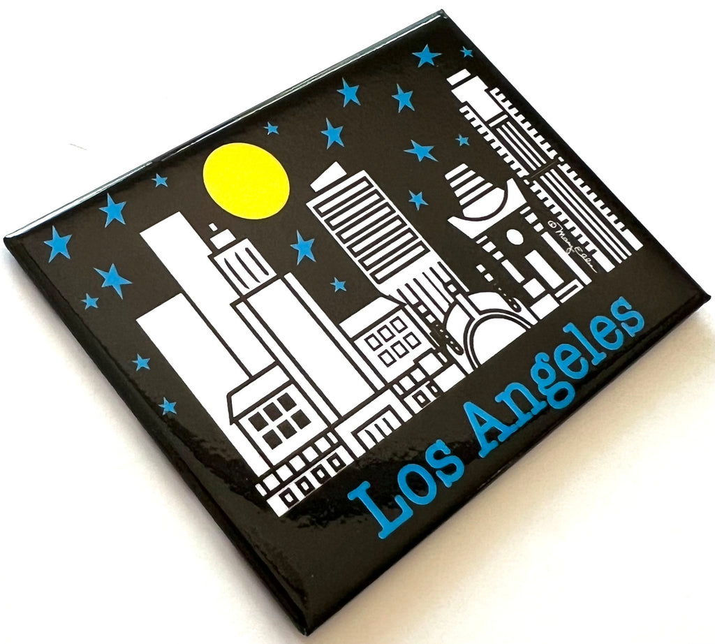 Los Angeles Night Skyline Magnet