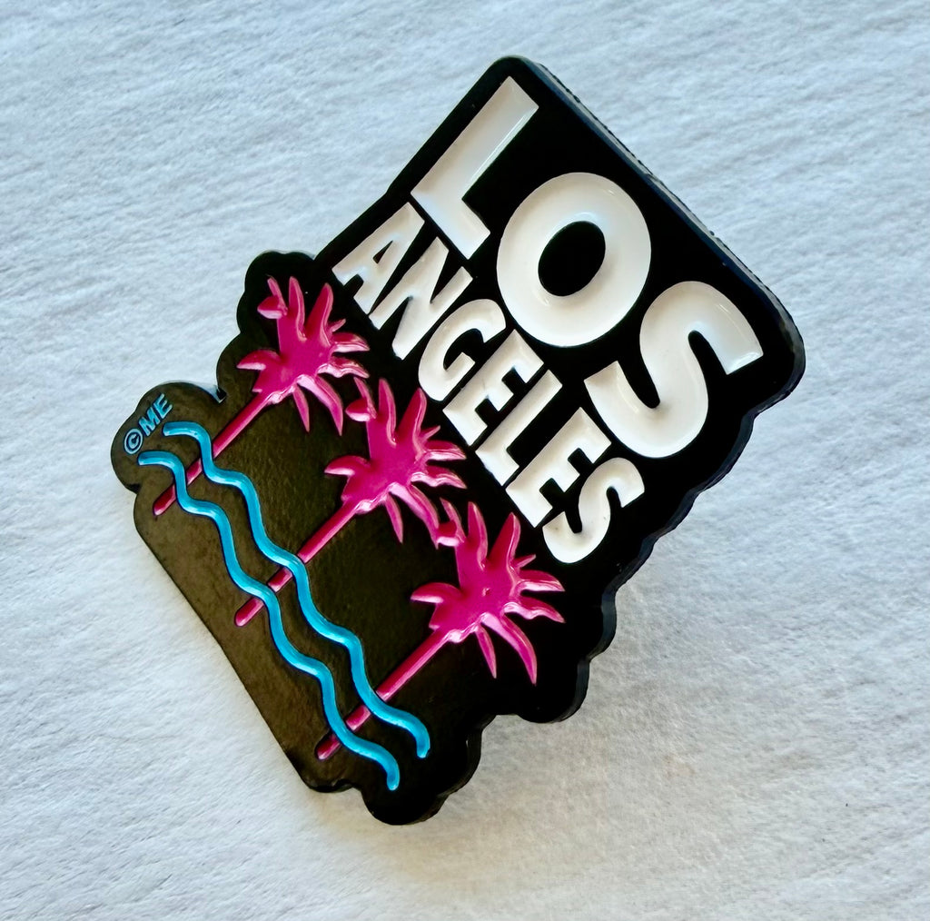 Los Angeles Palm Trees Lapel Pin City Souvenir