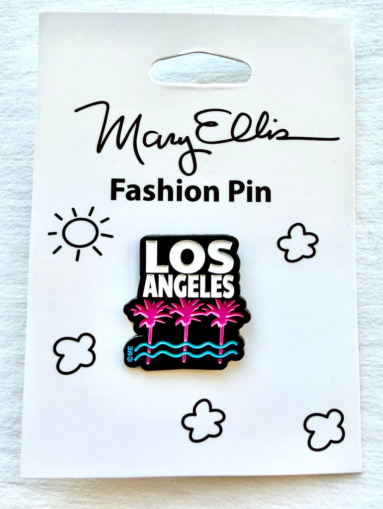 Los Angeles Palm Trees Lapel Pin City Souvenir