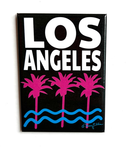 Los Angeles Magnet Palm Tree Graphic