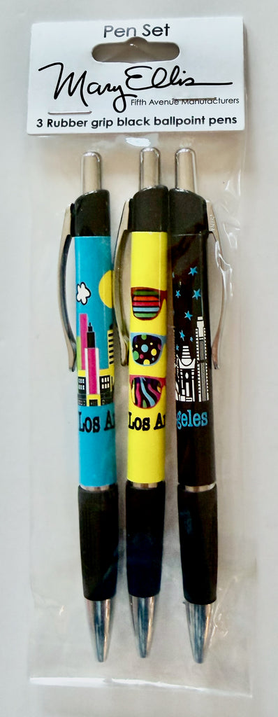 Los Angeles Pen Set Daytime, Sunglasses, Nighttime